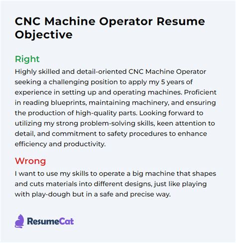 cnc machine technician resume|entry level cnc operator resume.